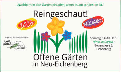 Offene Gärten in Neu Eichenberg