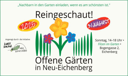 Offene Gärten in Neu Eichenberg