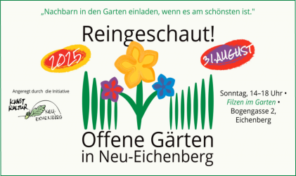 Offene Gärten in Neu Eichenberg