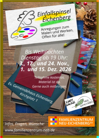 Einfallspinsel Eichenberg. Offener Kreativkreis