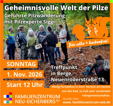 Geführte Pilzwanderung mit Pilzexperte Sigi